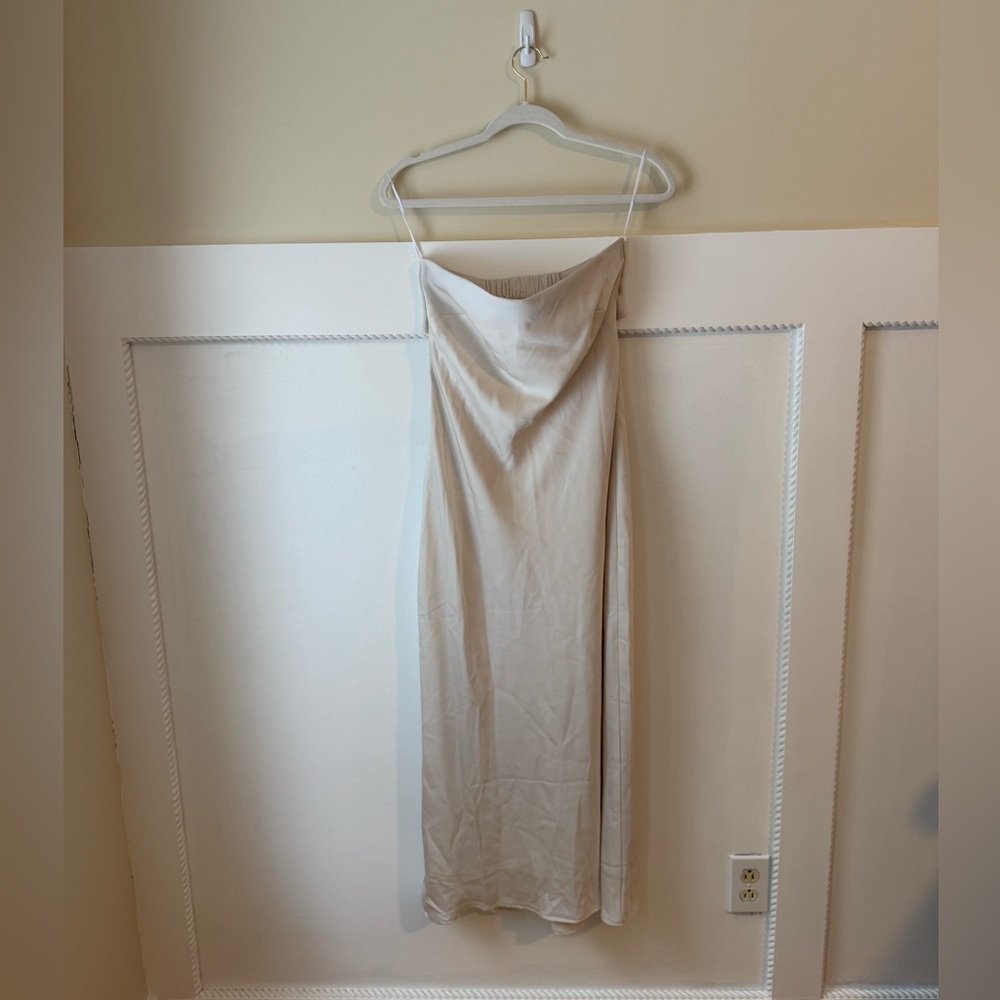Park & Fifth Strapless Cream Dress